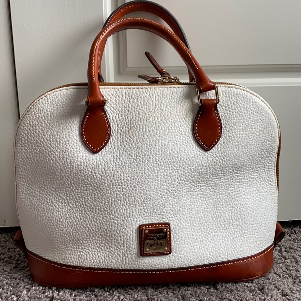 Dooney and Bourke Pebble Grain Zip Zip Satchel